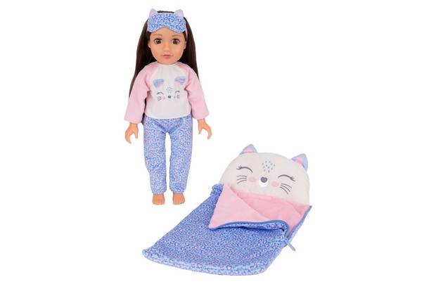 Chad Valley DesignaFriend Dolls Purr-fect Night In Sleepover Set