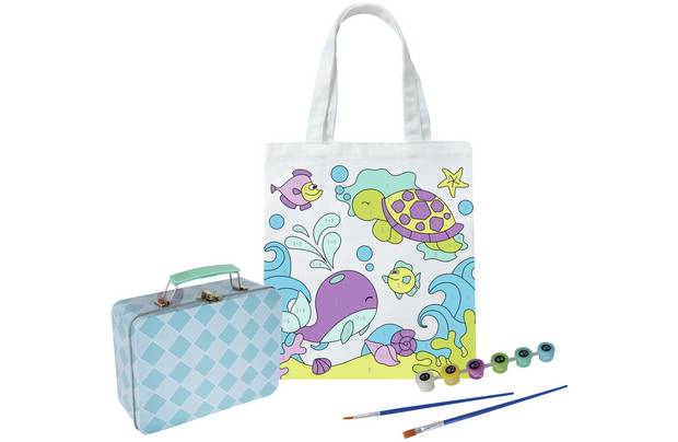 Chad Valley Be U Ocean Paint By Numbers Tote