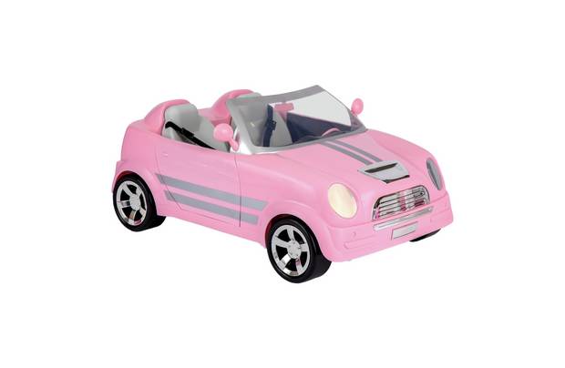 Chad Valley Designafriend Dolls Toy Car - Matt Pink