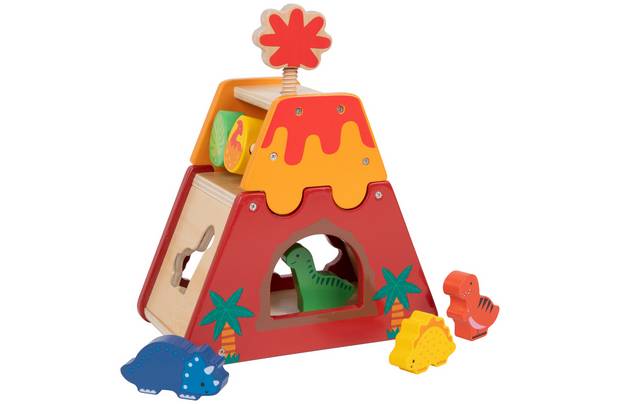 Chad Valley Dino Shape Sorter Wooden