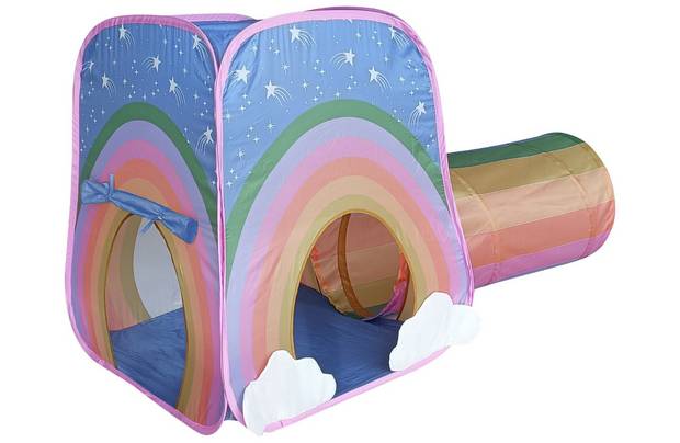 Chad Valley Rainbow Play Tent and Tunnel