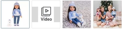 Chad Valley DesignaFriend Polar Bear Dolls Outfit Set Images