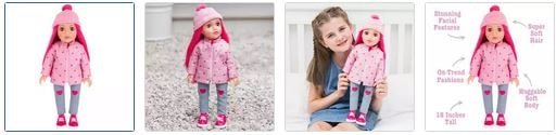 Chad Valley DesignaFriend Ruby Doll Images