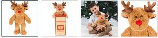 Chad Valley DesignaBear Reindeer Soft Toy (2022 Version) Images