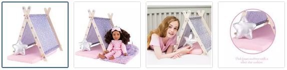 Chad Valley DesignaFriend Wooden Dolls Sleepover Den Images