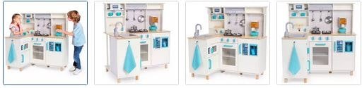 Chad Valley Wooden Kitchen with Breakfast Bar (2022 Version) Images