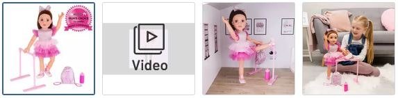 Chad Valley DesignaFriend Alicia Ballerina Doll Images