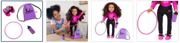 Chad Valley DesignaFriend Gymnast Accessory Set Images