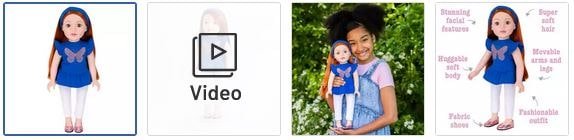 Chad Valley DesignaFriend Hattie Fashion Doll Images