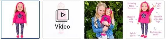 Chad Valley DesignaFriend Emmie Fashion Doll Images