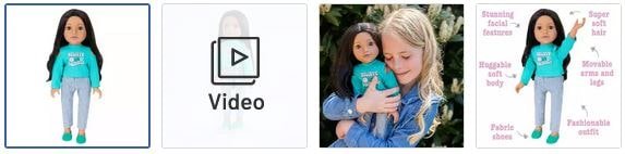 Chad Valley DesignaFriend Zoey Fashion Doll Images