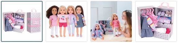 Chad Valley DesignaFriend Dolls Wardrobe Bumper Set Images