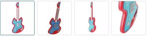 Chad Valley Electronic Toy Guitar - Red Images