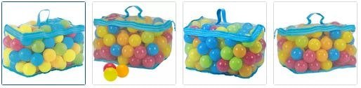 Chad Valley Bag of 100 Multi-Coloured Play Balls Images