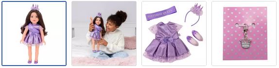Chad Valley DesignaFriend Birthday Queen Dolls Outfit Images