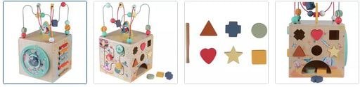 Chad Valley Wooden Activity Cube Images
