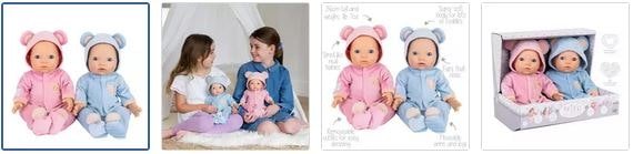 Chad Valley Tiny Treasures My First Beary Cute Snuggle Twin Set Images
