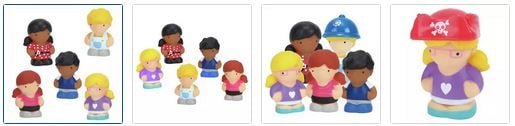 Chad Valley Tots Town Tots - 5 Pack Images