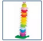 Chad Valley Caterpillar Stacking Game Images