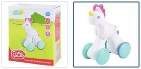 Chad Valley Push And Go Racer Unicorn Images