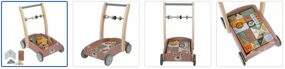 Chad Valley Bear Wooden Walker Images