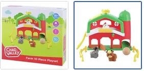 Chad Valley 10 Piece Farm Playset Images