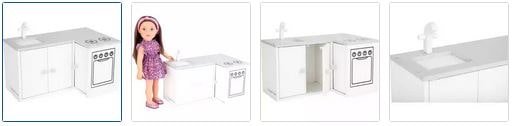 Chad Valley Designafriend Doll Wooden Toy Kitchen Images