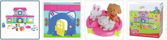 Chad Valley 16 Piece Vet Clinic Playset Images