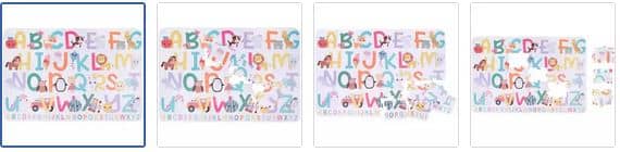 Chad Valley ABC 50 Piece Jigsaw Puzzle Images