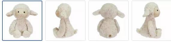 Chad Valley Fluffy Lamb Soft Toy Images