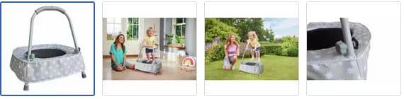 Chad Valley Toddler Trampoline - Grey Images