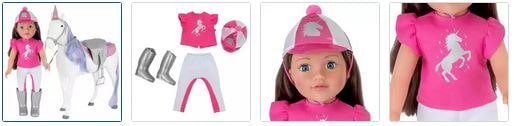 Chad Valley Designafriend Horse and Outfit Playset Images