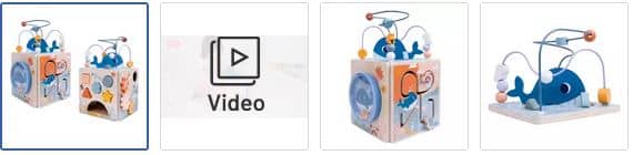 Chad Valley Under The Sea Wooden Activity Cube Images