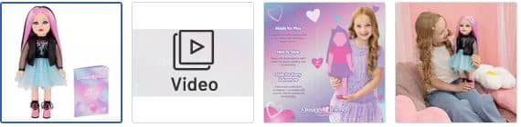 Chad Valley DesignaFriend Heidi Zombie Doll Images