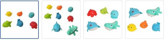 Chad Valley Bathtime 8 Pack Character Baby Bath Images