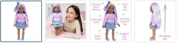 Chad Valley DesignaFriend Marnie Doll Images