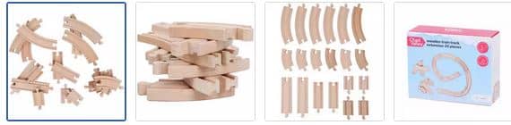 Chad Valley Wooden Train Extension Pack 20 Images