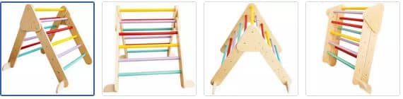 Chad Valley Soft Play Wooden Climbing Triangle Images