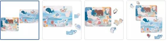 Chad Valley Woodland Sea 2 Pack Jigsaw Puzzle Images