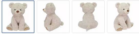 Chad Valley Weighted Teddy Bear Soft Toy Images