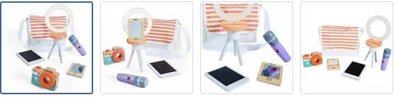 Chad Valley Wooden Influencer Roleplay Set Images