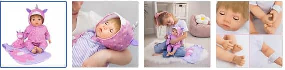 Chad Valley Tiny Treasures Sleepy Unicorn Set Images