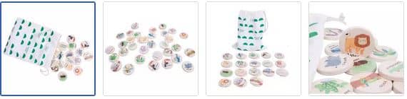 Chad Valley Jungle Wooden Memory Game Images