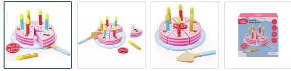 Chad Valley Wooden Birthday Cake (2025 Version) Images