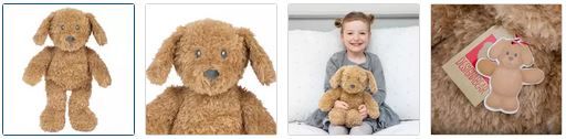 Chad Valley Designabear Puppy Soft Toy Images