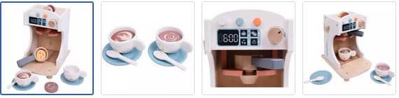 Chad Valley Wooden Coffee Barista Machine Images