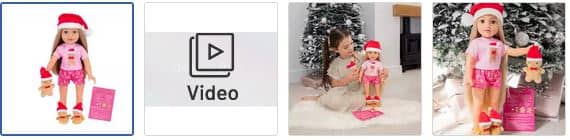 Chad Valley DesignaFriend Gingerbread Christmas Eve Set Images