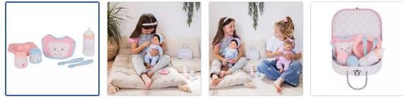 Tiny Treasures Teddy Bear Feeding Set Images