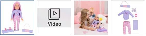 Chad Valley DesignaFriend Love To Move Doll Outfit Set Images