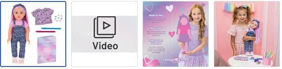 Chad Valley DesignaFriend Jessie Love To Be Arty Doll Set Images